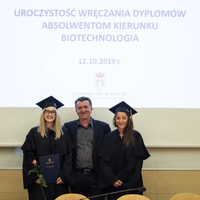 Wręczenie Dyplomów Biotechnologia 12.10.2019