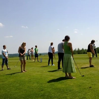 Zajęcia na polu golfowym