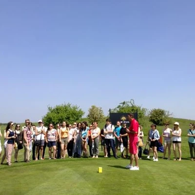 Zajęcia na polu golfowym