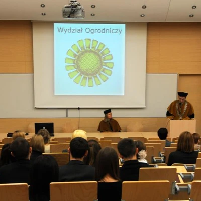 Rozdanie dyplomów, Wydział Ogrodniczy