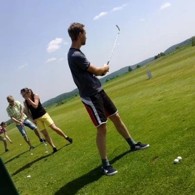 Zajęcia na polu golfowym