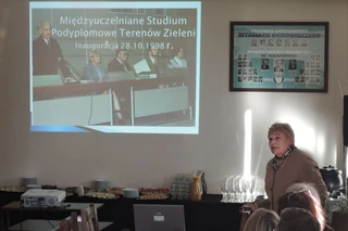 20 lat działalności Studiów Podyplomowych Terenów Zieleni
