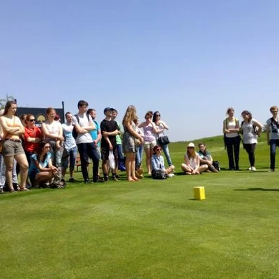 Zajęcia na polu golfowym