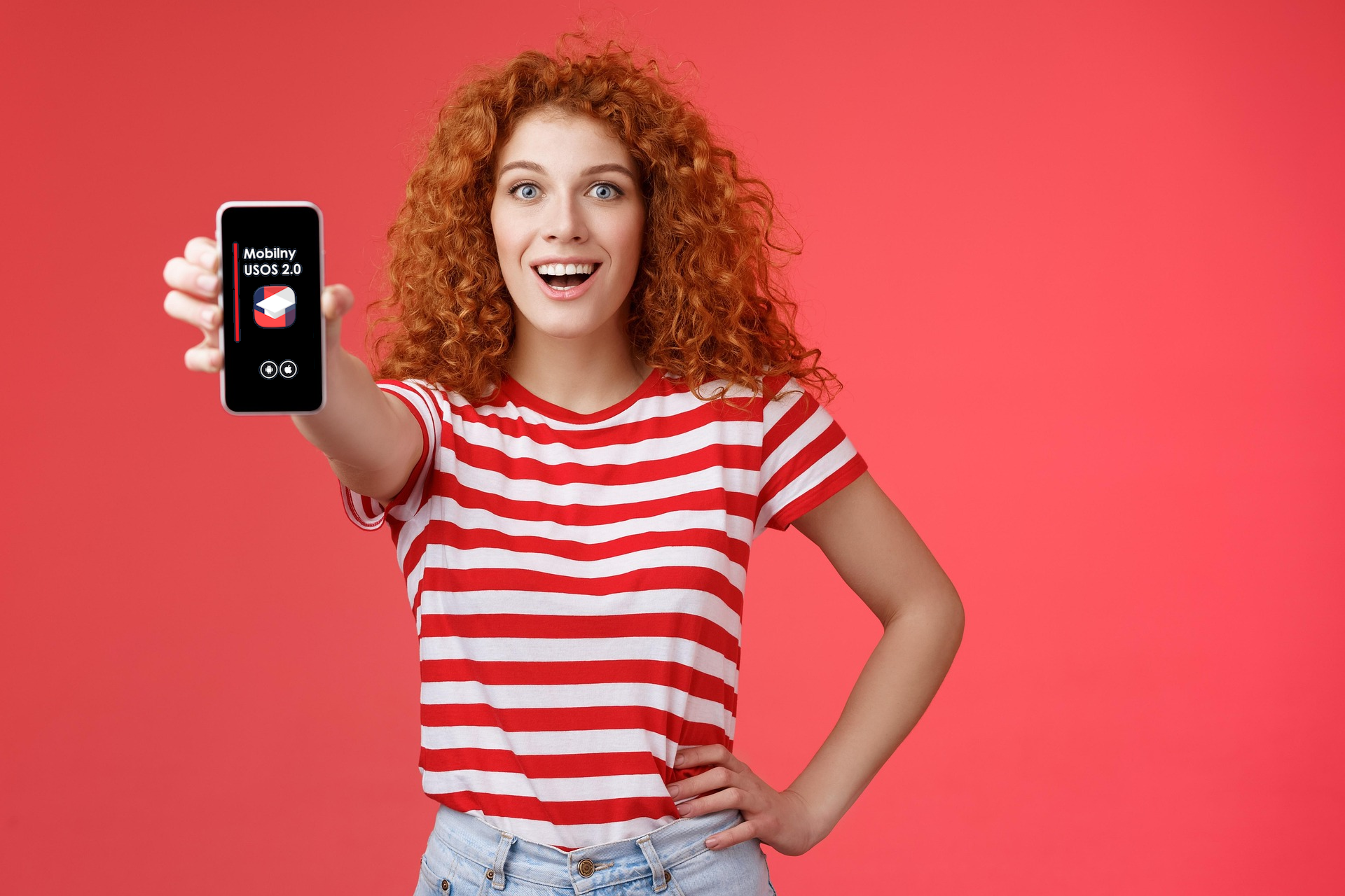 grafika ilustracyjna - mobilny usos