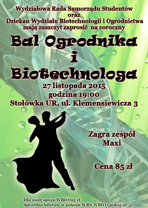 Bal Ogrodnika i Biotechnologa