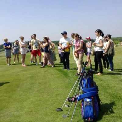 Zajęcia na polu golfowym